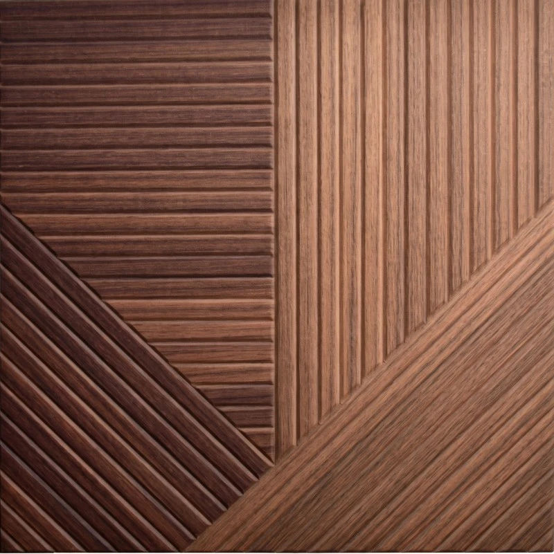 Wonear Boutique Hotel Multi-Tone Lineaar Wood Acoustic Panel