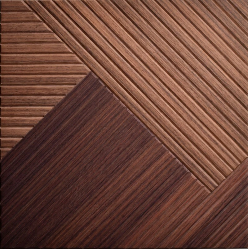 Wonear Retail Showroom Patchwork Wood akustinen paneeli Wonear Retail Showroom Patchwork Wood akustinen paneeli